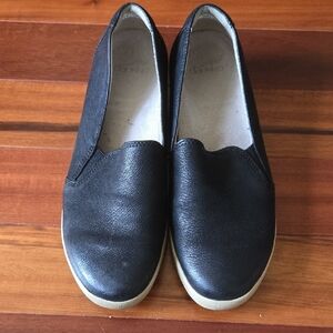 Dansko Black Leather Loafers